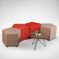 [Seed Modular Stool & Angel Coffee Table – Big]